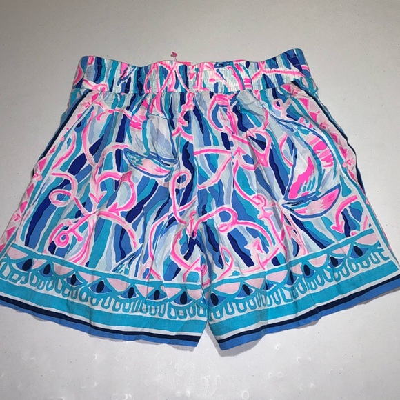 Lilly Pulitzer NWT Neilah Shorts Reel Nauti $78 - Picture 9 of 13